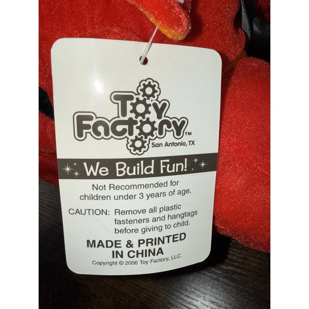 Toy Factory Red Devil Bulldog Plush 18